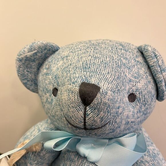 Hallmark Blue Plush Teddy Bear For Happy Hearts - Picture 2 of 10